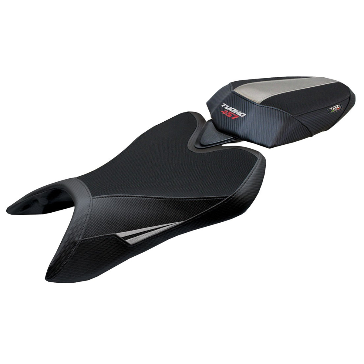 Aprilia Tuono 457 2025 Seat Cover TPZ Italia Silver Black