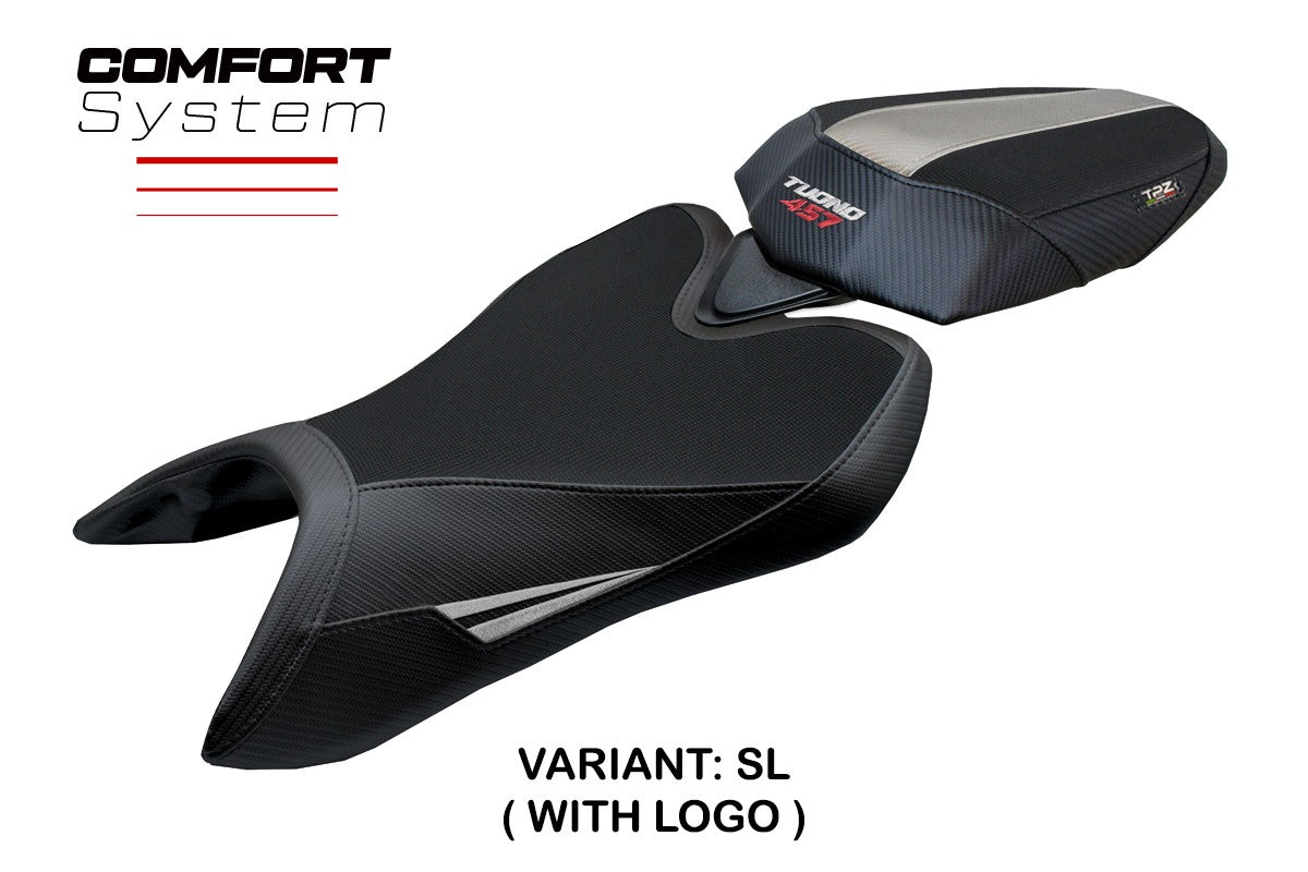 Aprilia Tuono 457 2025-2026 Seat Cover TPZ Italia Comfort Silver Black