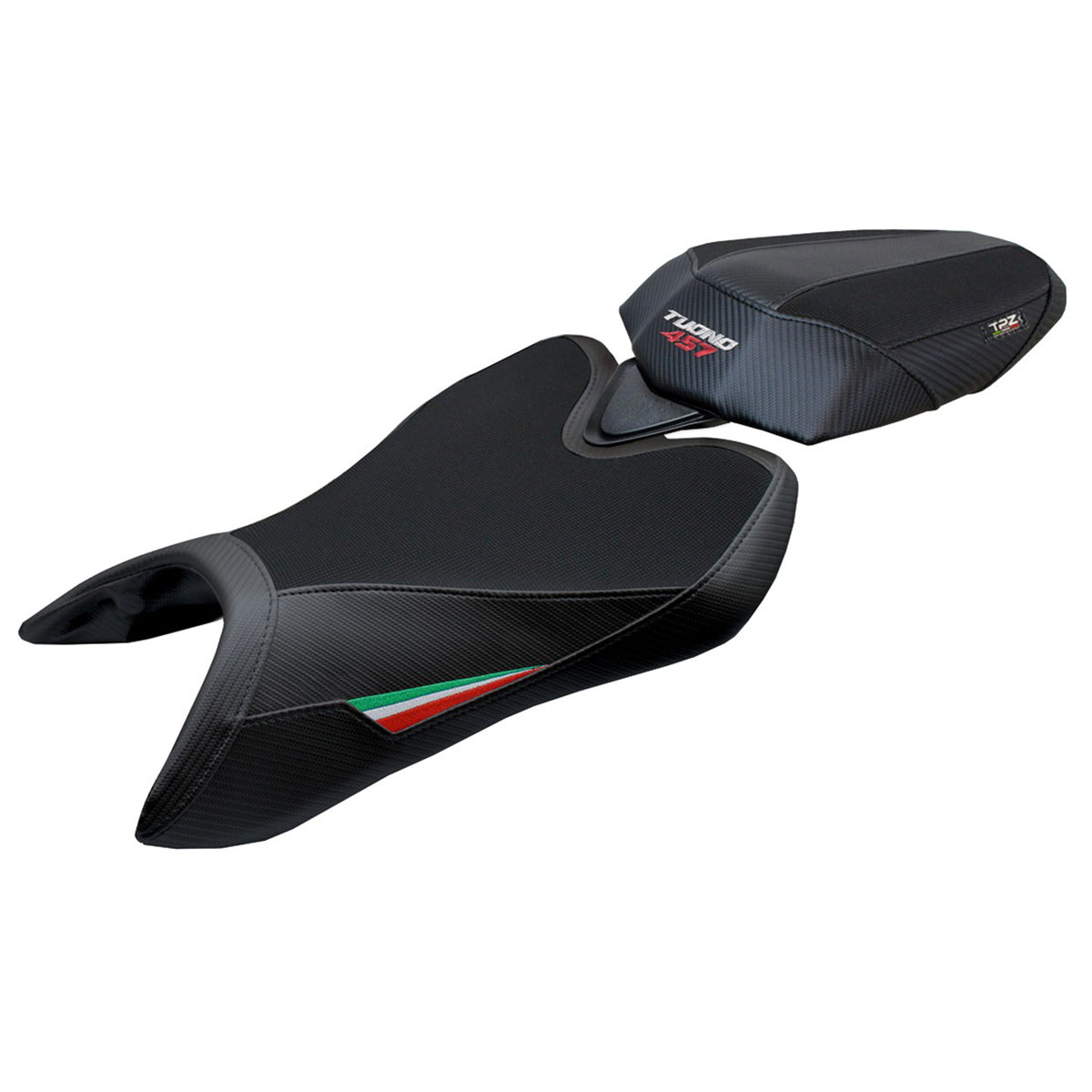 Aprilia Tuono 457 2025-2026 Seat Cover TPZ Italia Comfort Italian Flag Black