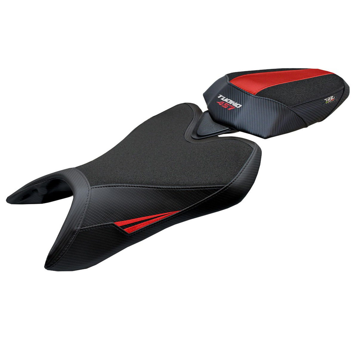 Aprilia Tuono 457 2025-2026 Seat Cover TPZ Italia Ultragrip Red Black