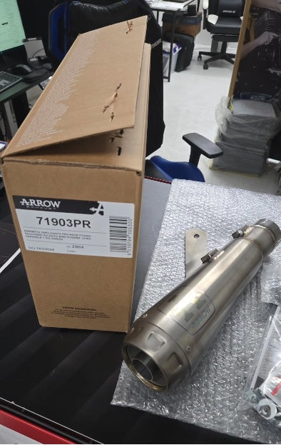 Escape Arrow Pro-Race Nichrom Slip-on para BMW S1000RR M1000R 2019-2024, para coleccionistas originales o Arrow 71903PRI