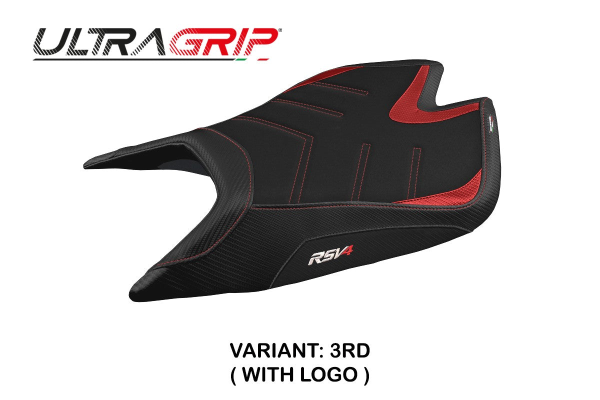 Aprilia RSV4 2021-2026 Seat Cover TPZ Italia Ultragrip Red Black