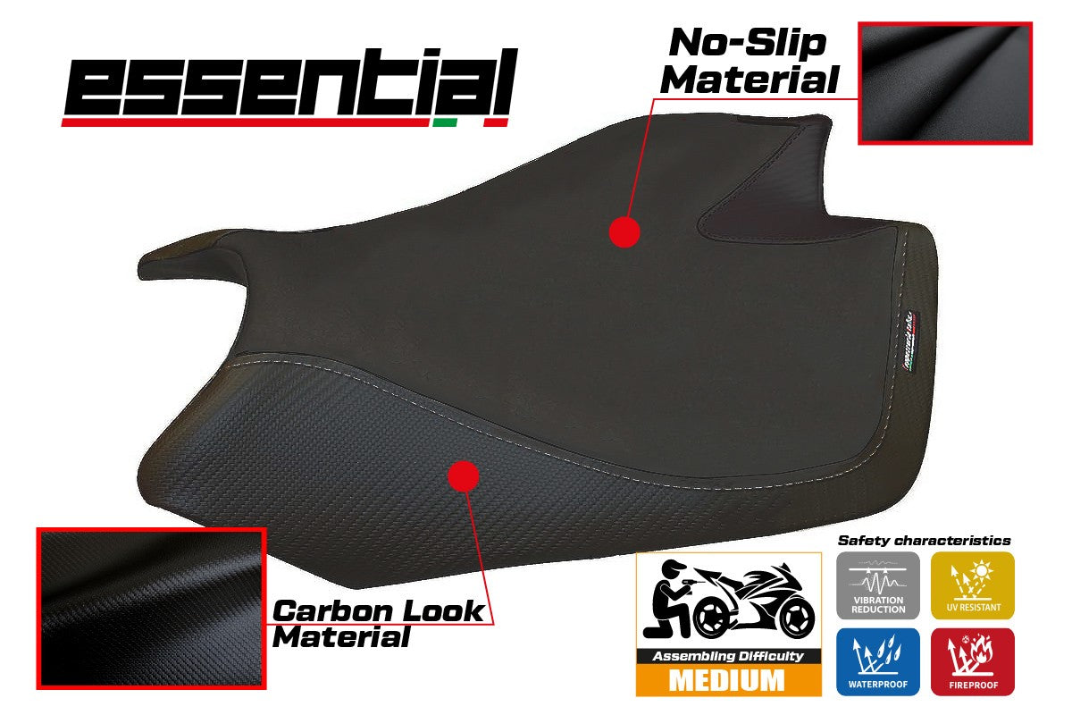 Aprilia RSV4 2009-2020 Seat Cover TPZ Italia Essential Black
