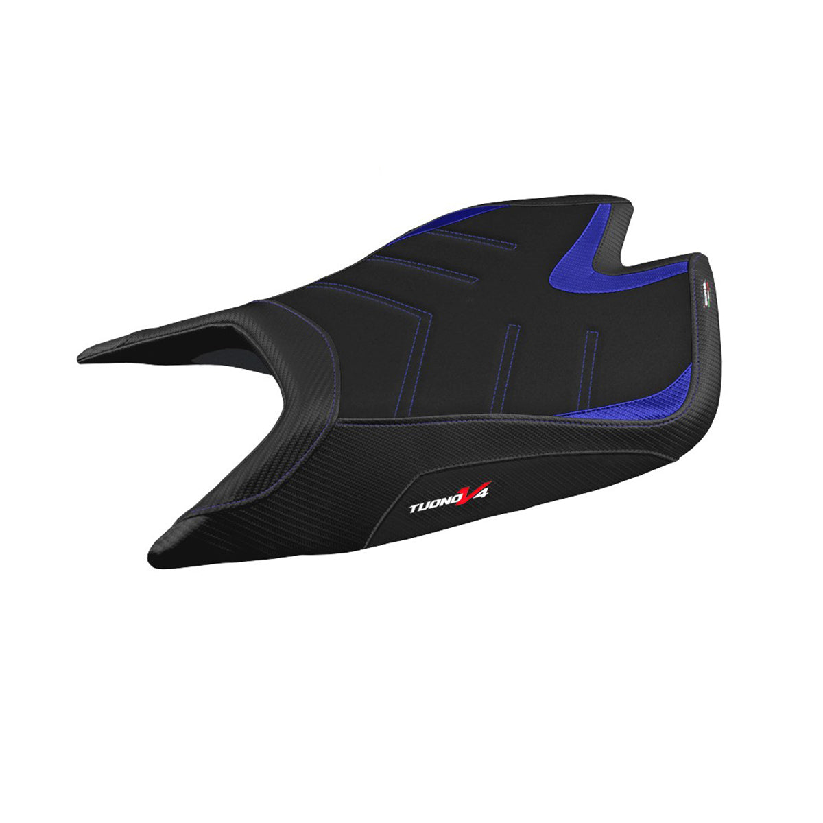 Aprilia Tuono V4 Factory 2021-2026 Seat Cover TPZ Italia Ultragrip Blue Black