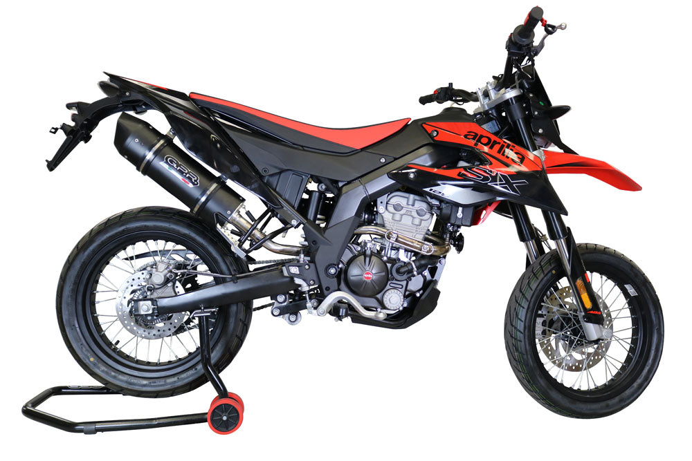 Aprilia SX 125 2021-2024 Exhaust GPR Slip-on Furore Nero
