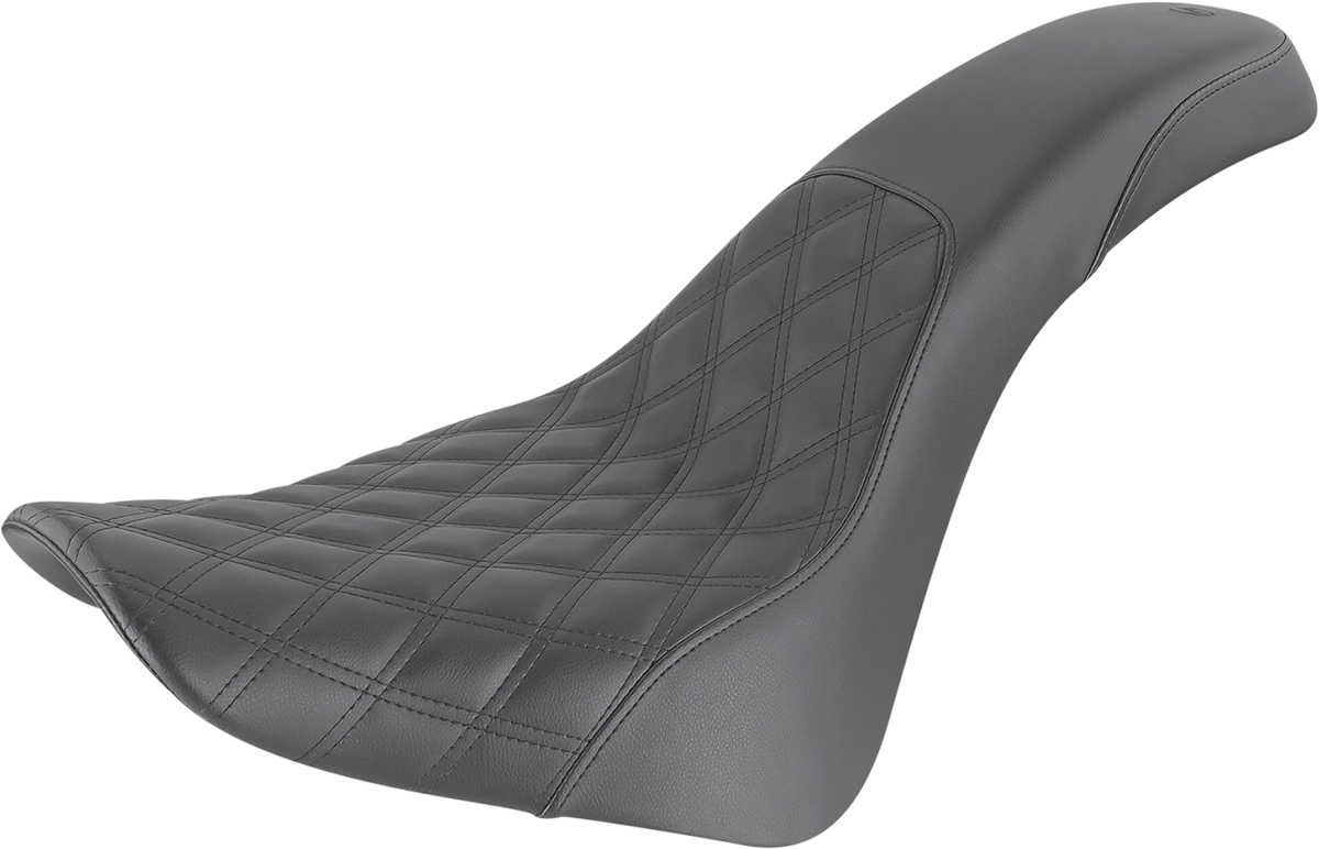 Asiento SADDLEMEN Profiler - Delantero enrejado/Trasero liso - Negro 818-33-149