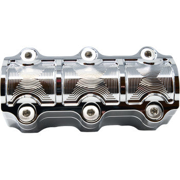 Elevadores KODLIN USA - Bloque grande - Incluye abrazadera - Cromados K55119