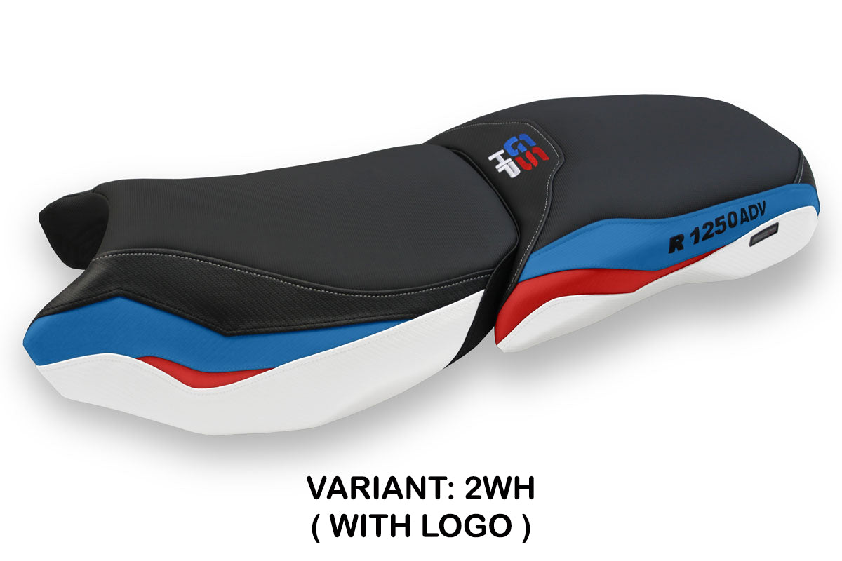 BMW R1250GS Adventure 2019-2024 Seat Cover Tappezzeria Italia TPZ in White HP SE