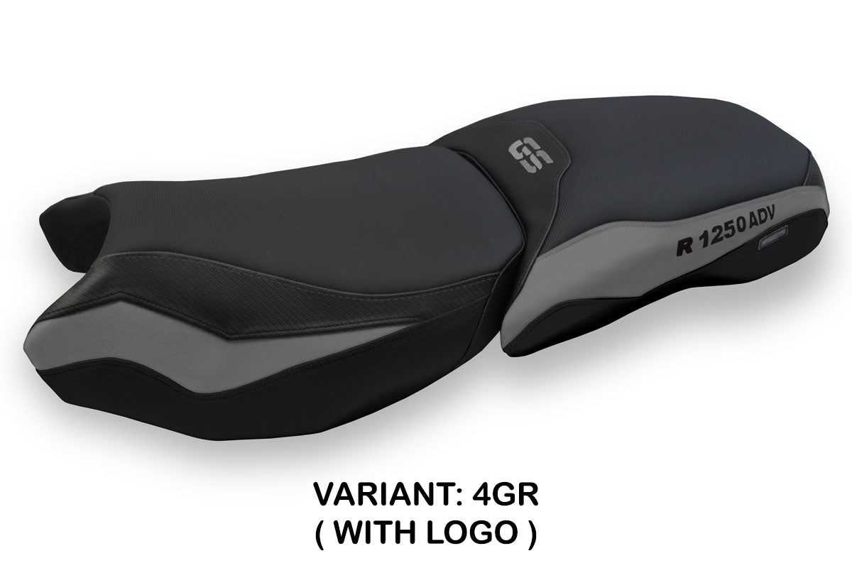 BMW R1250GS Adventure 2019-2024 Seat Cover Tappezzeria Italia TPZ in Grey and Black