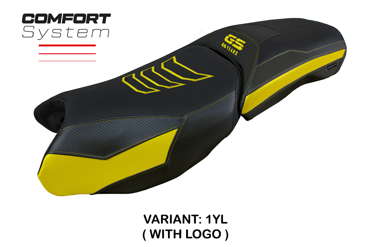 BMW R1250GS Adventure 2019-2024 Seat Cover Tappezzeria Italia TPZ Comfort in Yellow and Black