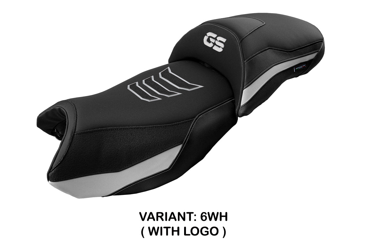 BMW R1250GS 2019-2023 Seat Cover Tappezzeria Italia TPZ in White and Black SE