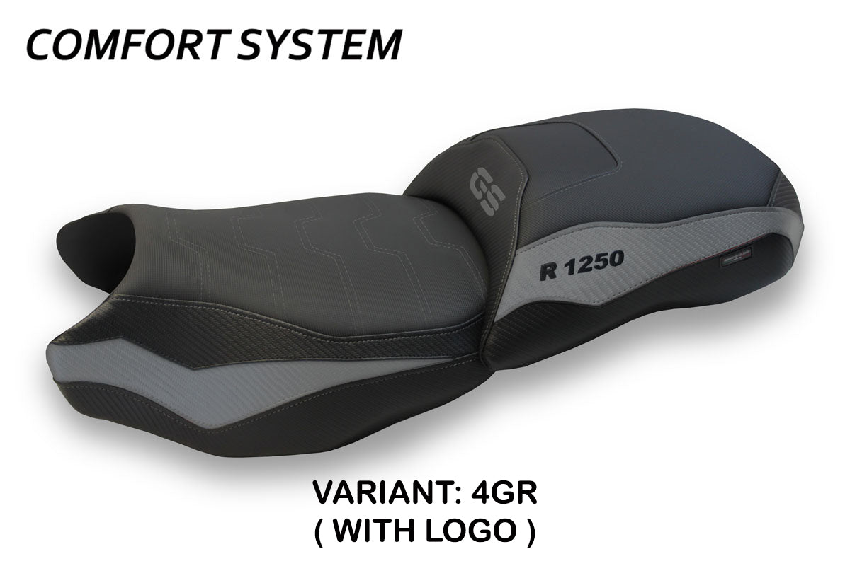 BMW R1250GS 2019-2023 Seat Cover Tappezzeria Italia TPZ Comfort in Grey and Black