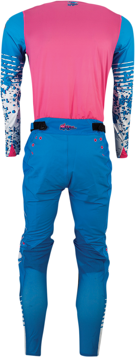 Camiseta Agroid de MOOSE RACING - Azul/Rosa/Blanco - Talla pequeña 2910-6386