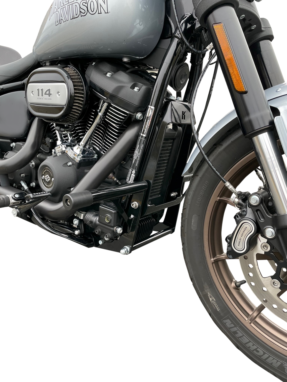 Protector de motor KODLIN MOTORCYCLE - Negro - Harley Softail Low Rider / Standard / Street 2018-2025 K59515