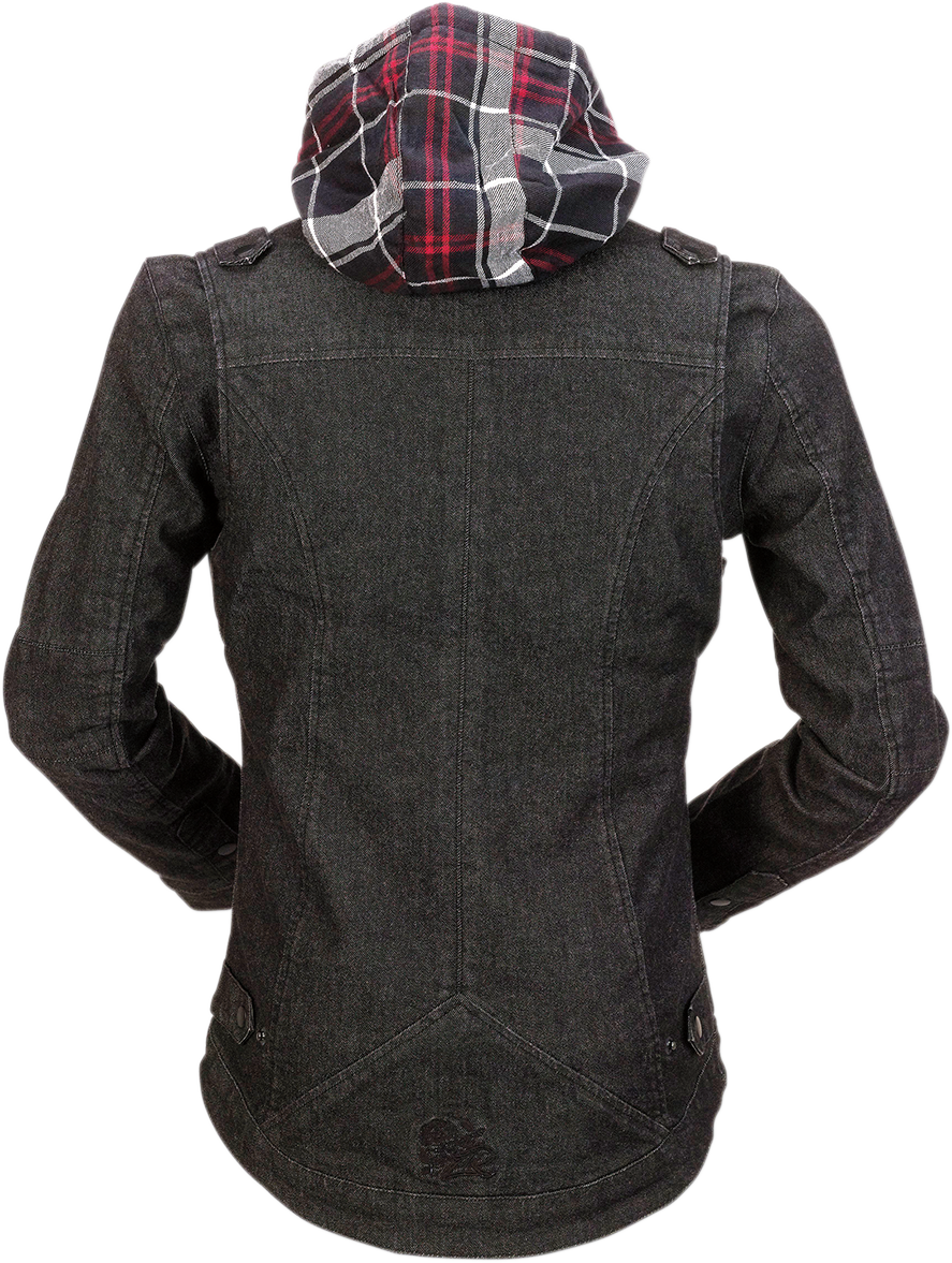 Camisa vaquera Timberella para mujer Z1R - Negro/Blanco - Talla 2XL 2840-0101
