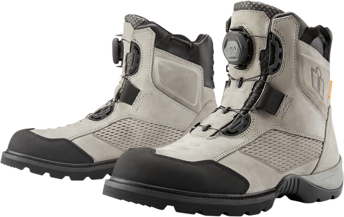 Botas ICON Stormhawk - Gris - Talla 11.5 3403-1181