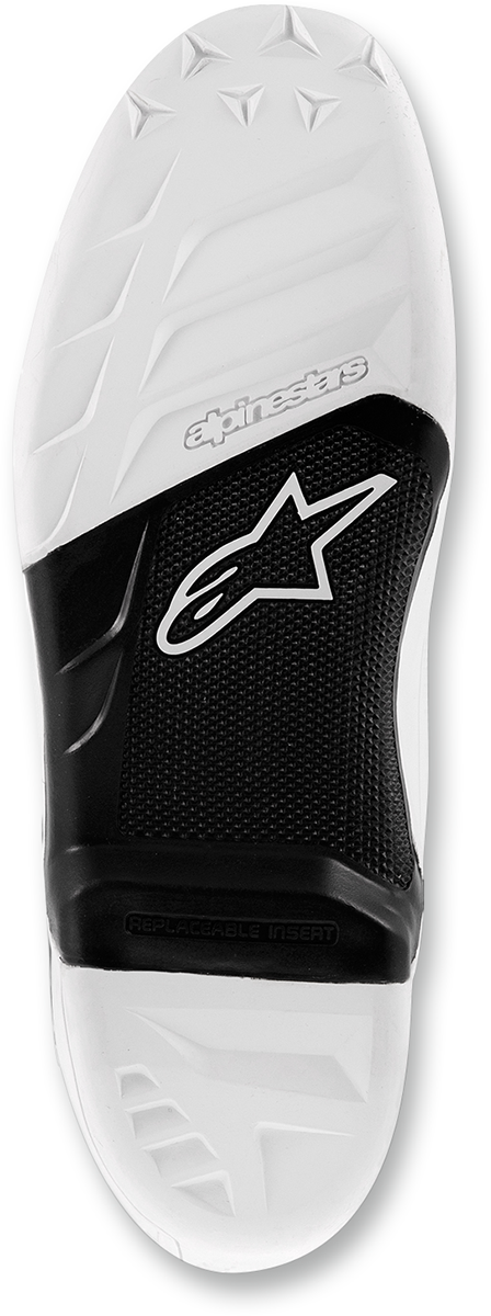Suelas de repuesto para botas ALPINESTARS Tech 7 - Negro/Blanco - Talla 5 25SUT74-12-5
