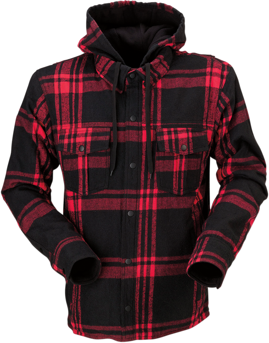Camisa de franela Timber Z1R - Roja/Negra - 3XL 2820-5338