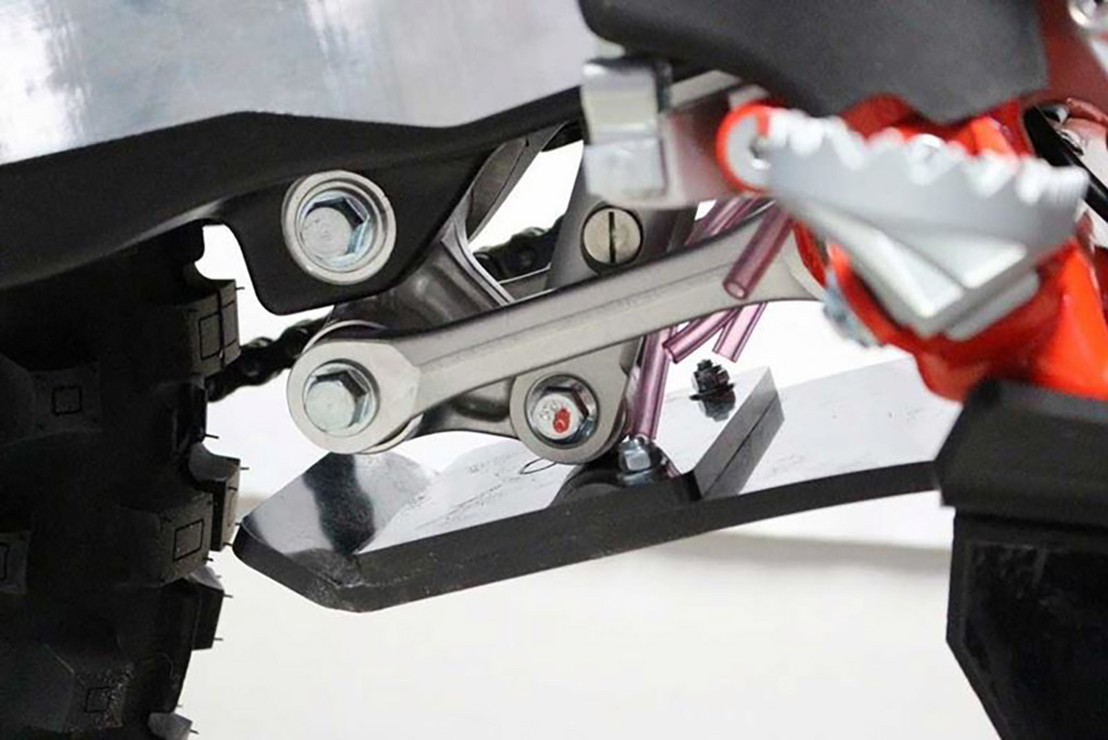 Placa de protección AXP RACING Xtrem - Negra - Beta - 250RR/300RR AX1430