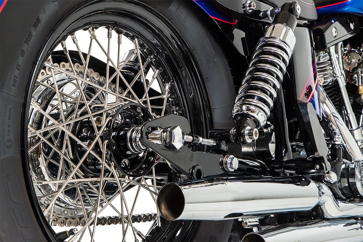 Juego de radios DRAG SPECIALTIES - Centro abatible - Delantero/Trasero - Acero inoxidable - 16" 16-0501SS-BC629