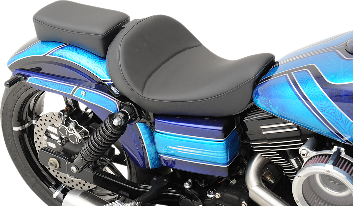Asiento individual DRAG SPECIALTIES - Costuras suaves - Respaldo del conductor - FXD USE P-PADS 08030342,0353 0803-0555