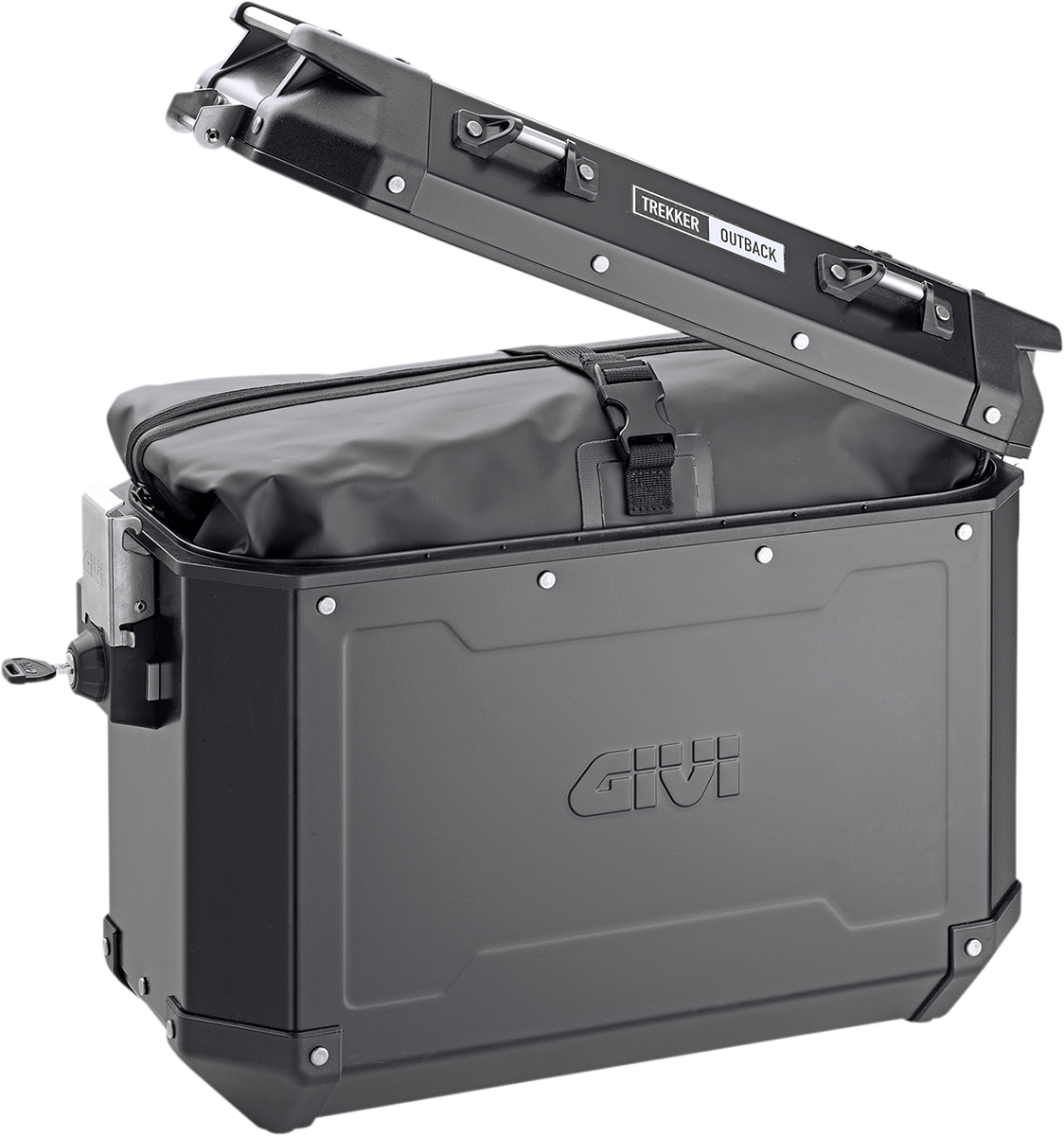 Maleta GIVI Outback - Izquierda - Negra - 37 litros OBKN37BLA