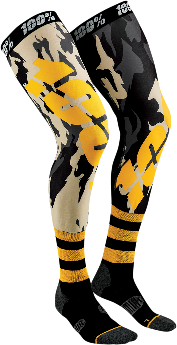 Calcetines de motociclismo de alto rendimiento 100% REV Knee Brace - Talla grande/XL 24014-416-18