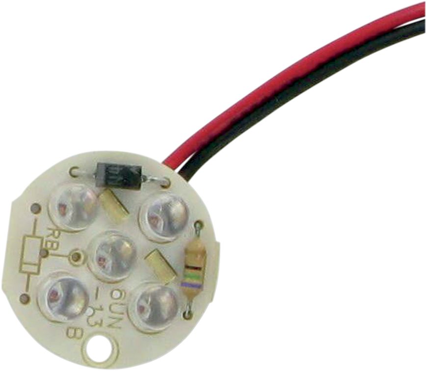 DRAG SPECIALTIES LED rojo para luces de posición cromadas 20-6589-RLED