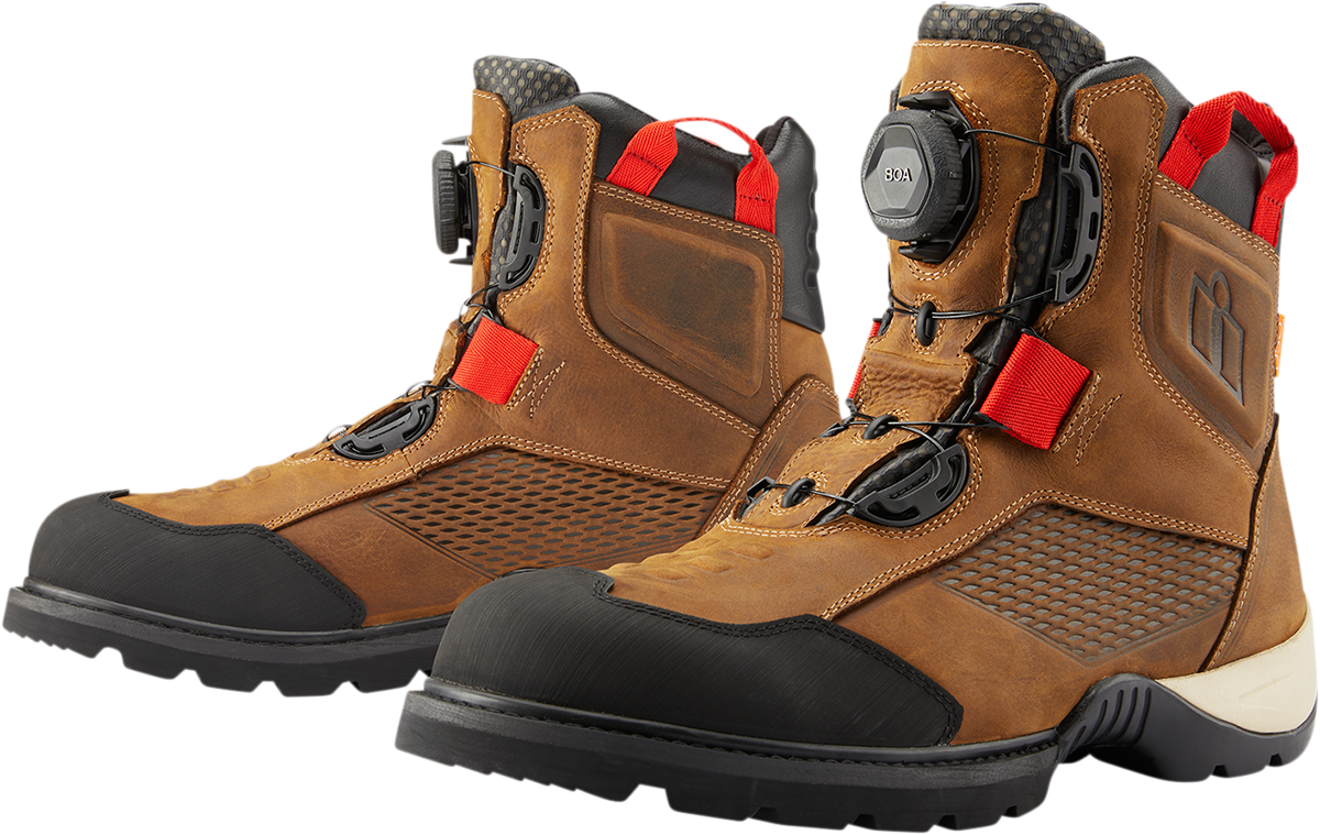 Botas ICON Stormhawk - Marrón - Talla 11.5 3403-1169