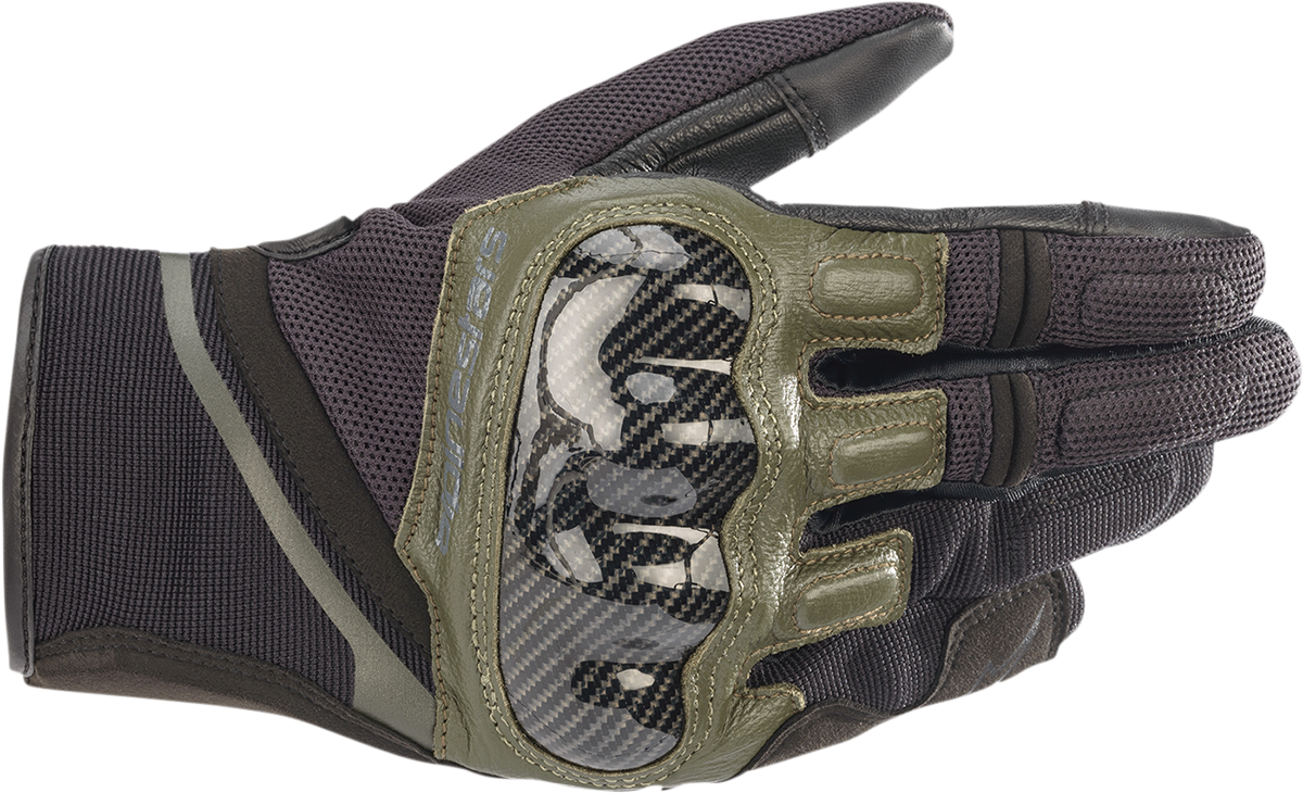 Guantes ALPINESTARS Chrome - Negro/Bosque - XL 3568721-1681-XL