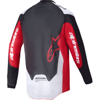 Maillot ALPINESTARS Pro-Dura - Negro/Rojo/Blanco - Talla M 3760125-1342-M