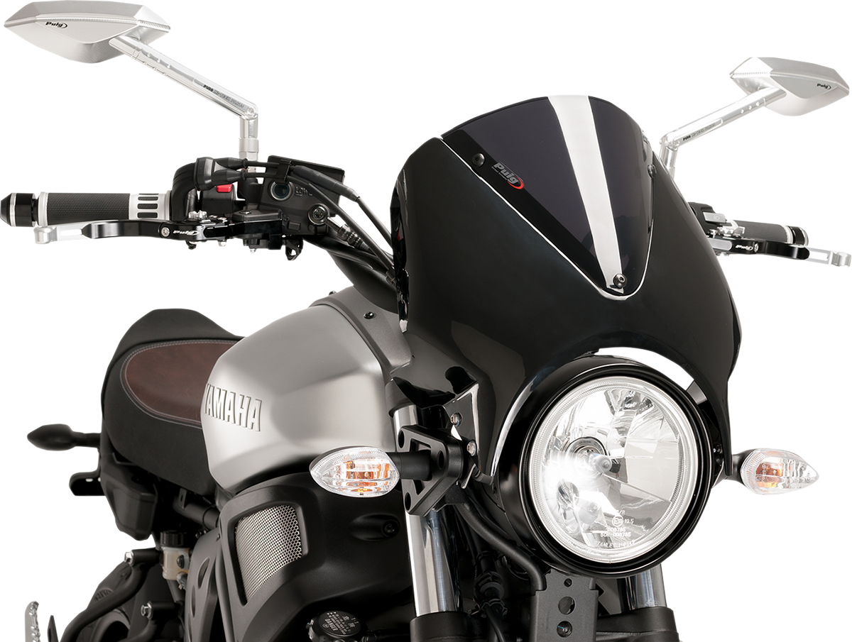 Cúpula PUIG HI-TECH PARTS Retrovision - Ahumado oscuro - XSR700 9560F