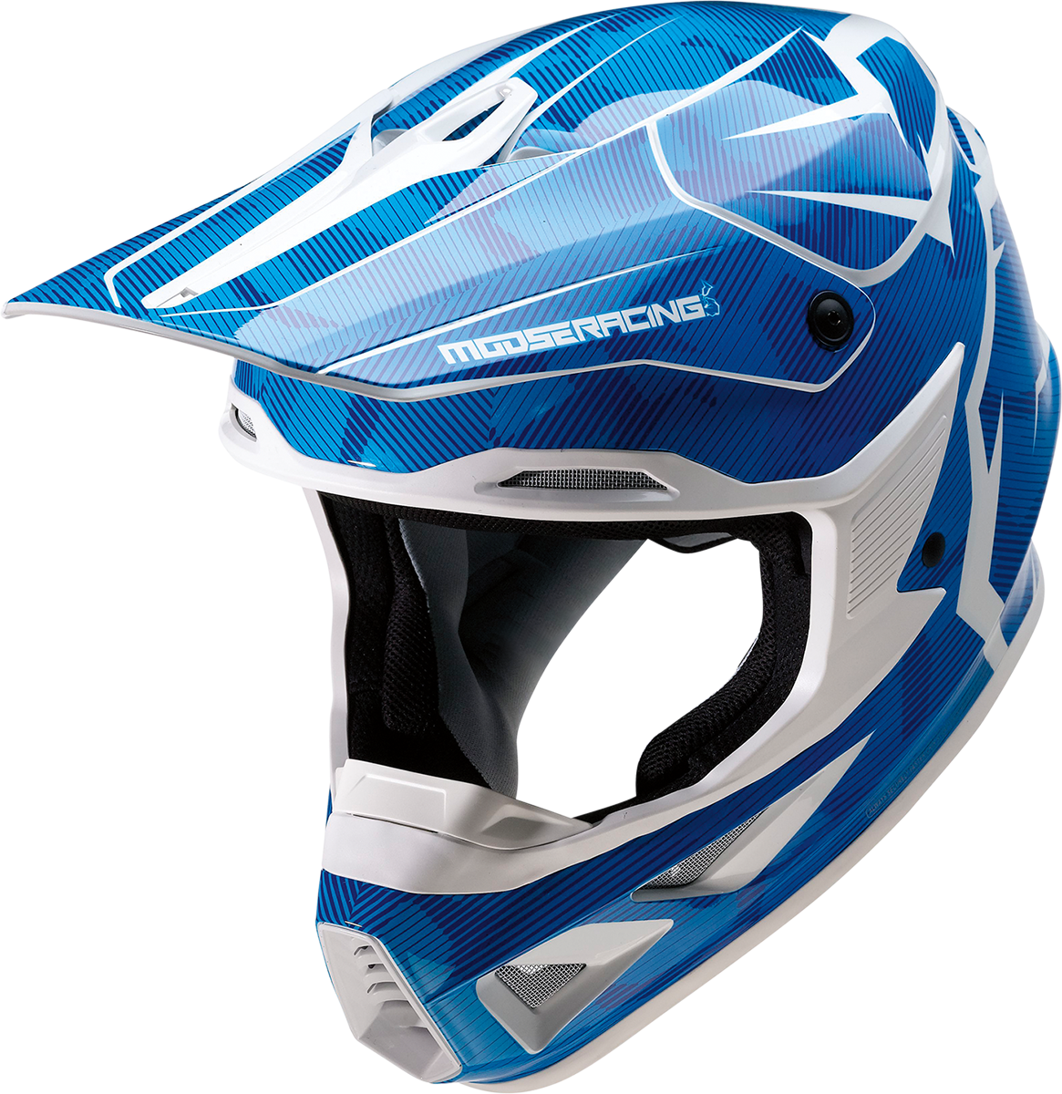 Casco MOOSE RACING FI - Camuflaje Agroid - MIPS® - Azul/Blanco - 3XL 0110-7772