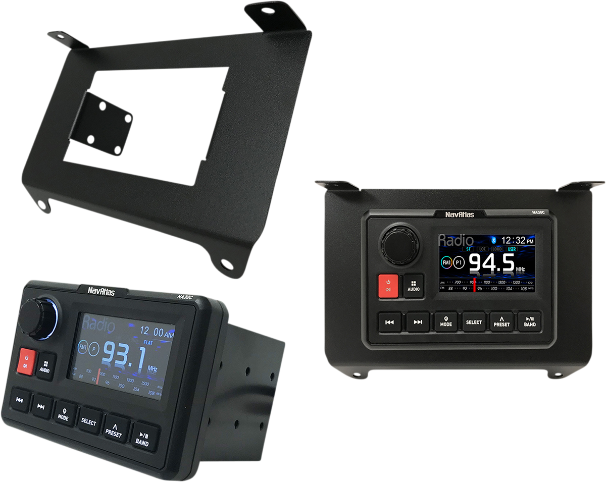 Kit de radio NAVATLAS con soporte - RZR Turbo RZR1ZONE1