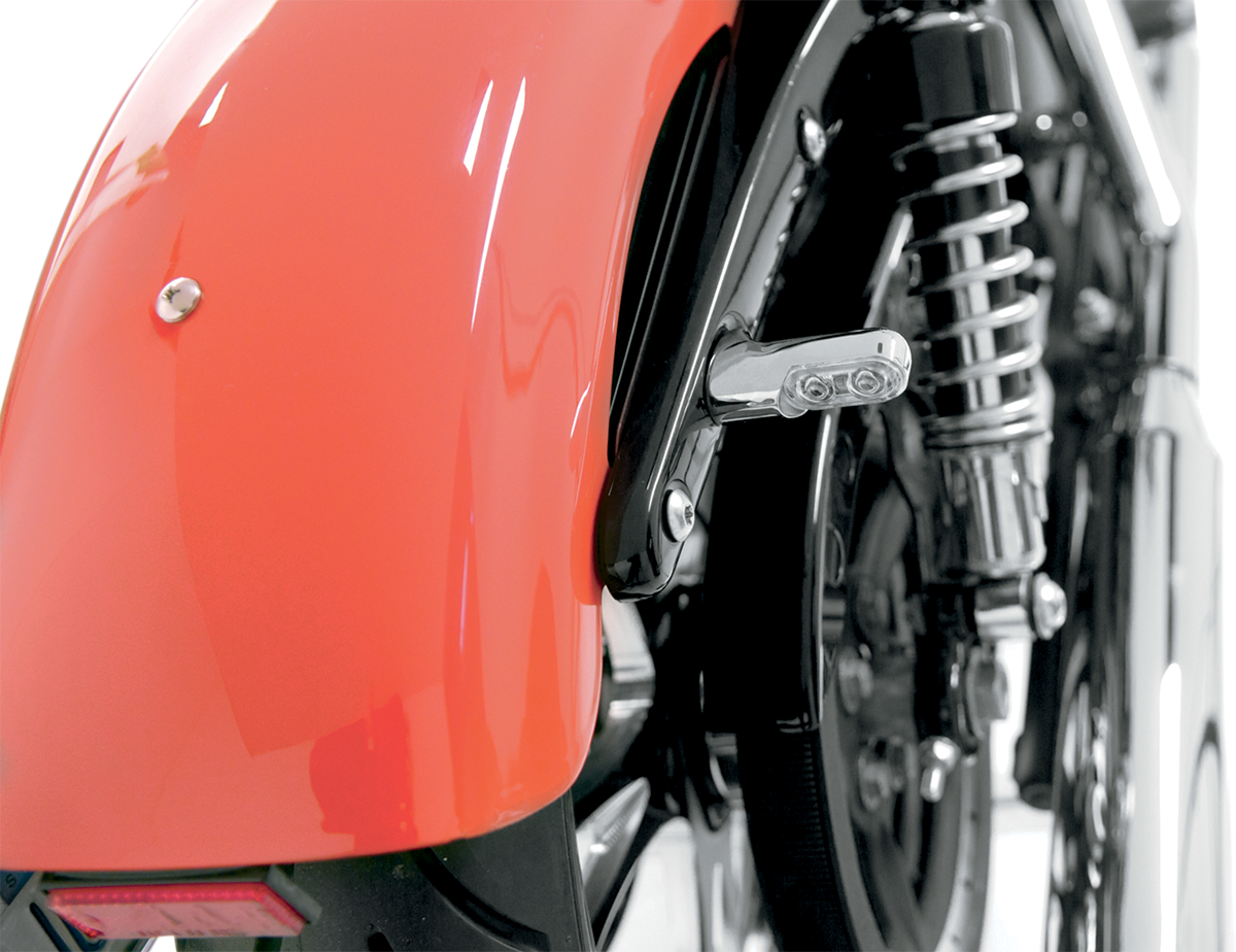 Luces de posición accesorias ARLEN NESS - Ámbar/Traseras - Cromadas 12-743