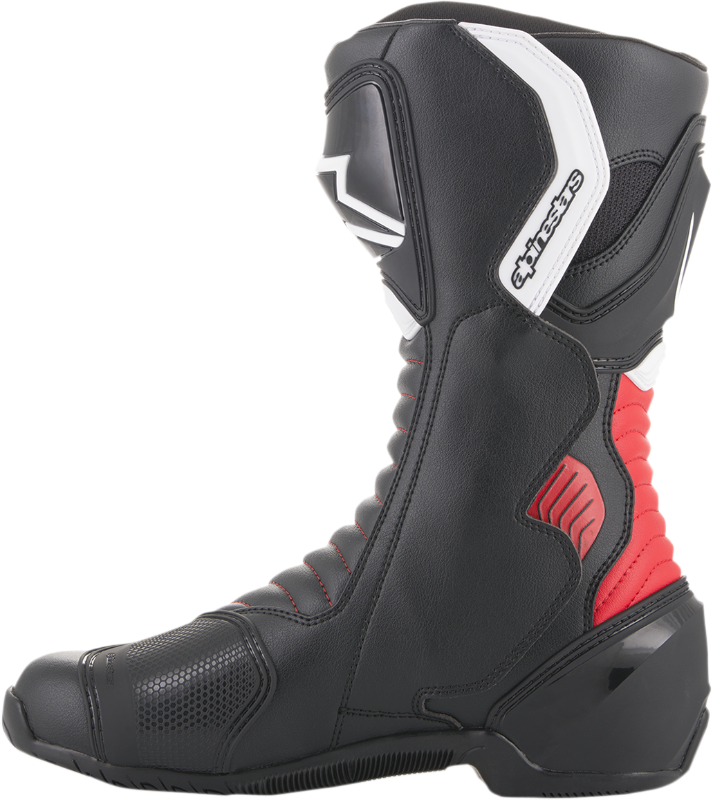 Botas ALPINESTARS SMX-6 v2 - Negro/Rojo - Talla 7.5 EE. UU. / 41 UE 22230171341