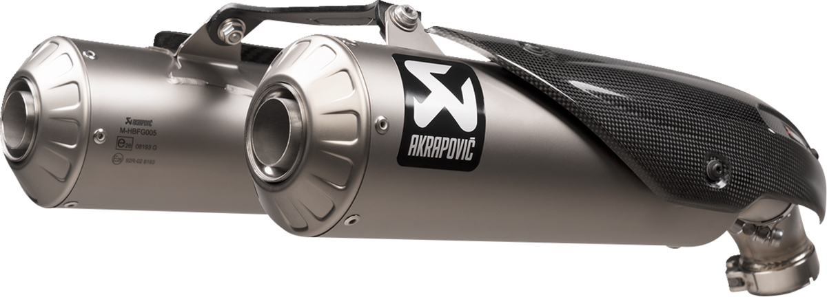 AKRAPOVIC Slip-On Muffler - Titanium Scrambler 1100 2021-2023 S