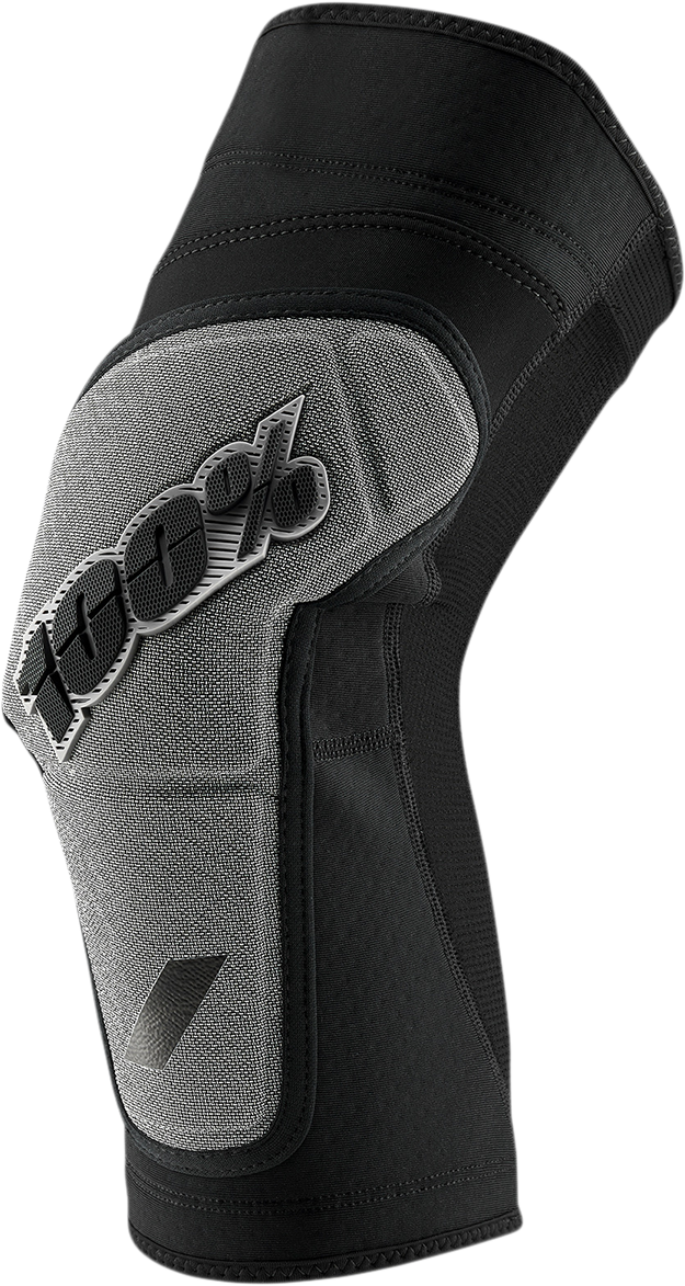 Rodilleras 100% Ridecamp - Negro/Gris - Medianas 70001-00002