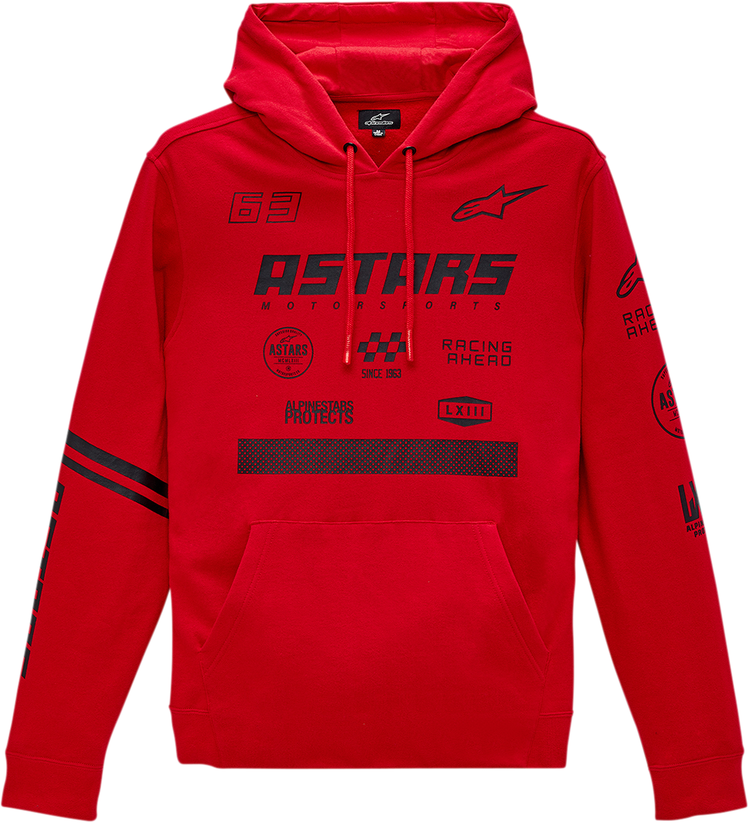Sudadera con capucha ALPINESTARS Multi Race - Roja - XL 12135150030XL