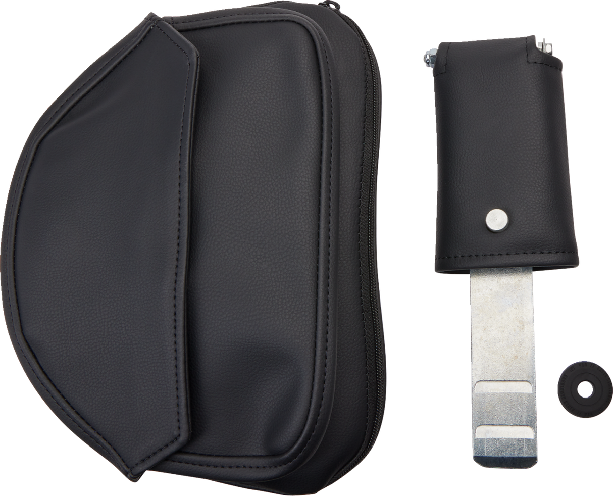 Asiento SADDLEMEN - Explorer - Con respaldo - Cosido - Negro - FL/FX '06-'17 806-12-030
