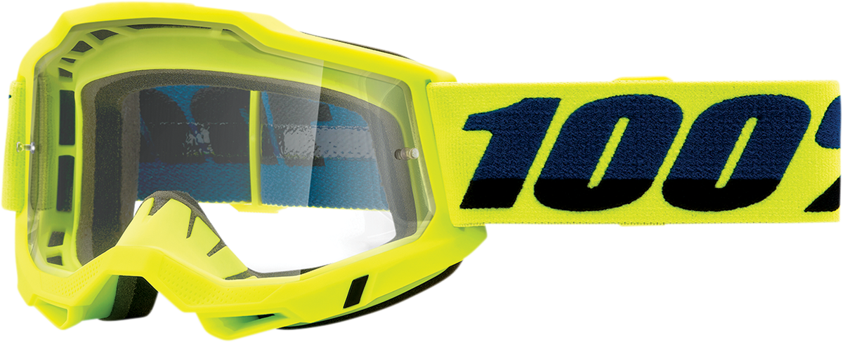Gafas 100% Accuri 2 - Amarillo Fluo - Transparente 50013-00003
