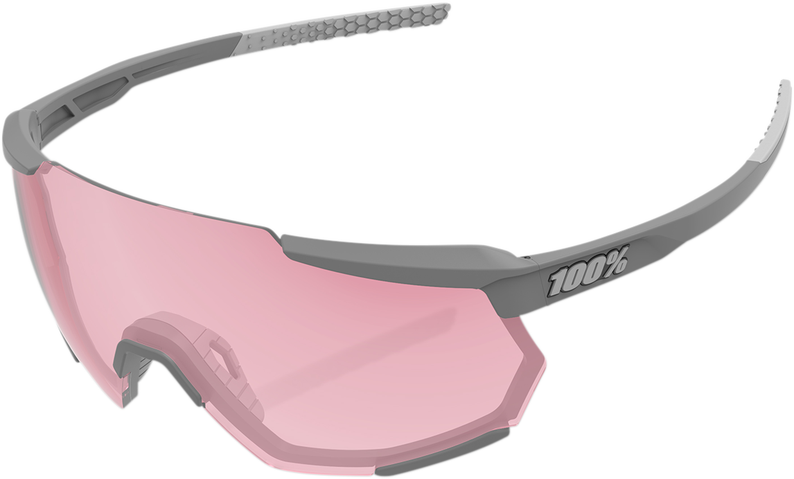 Gafas de sol 100% Racetrap - Piedra de tacto suave - Lente coral HiPER 61037-289-79