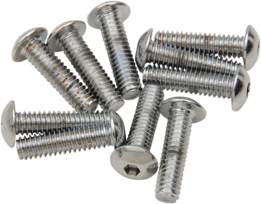 Pernos DRAG SPECIALTIES - Cabeza de botón - 8-32 x 5/8" MPB262