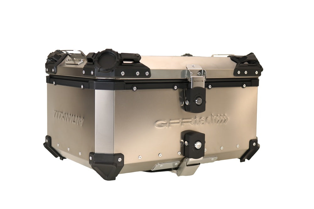 BMW R1250GS - Adventure 2019-2020 GPR Tech 55L Titanium Top Case, Titanium Natural with Mounting Plate - photo 5