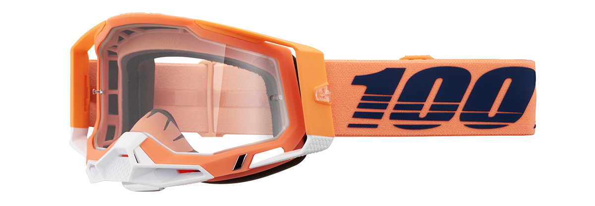 Gafas de natación 100% Racecraft 2 - Coral - Transparente 50009-00018