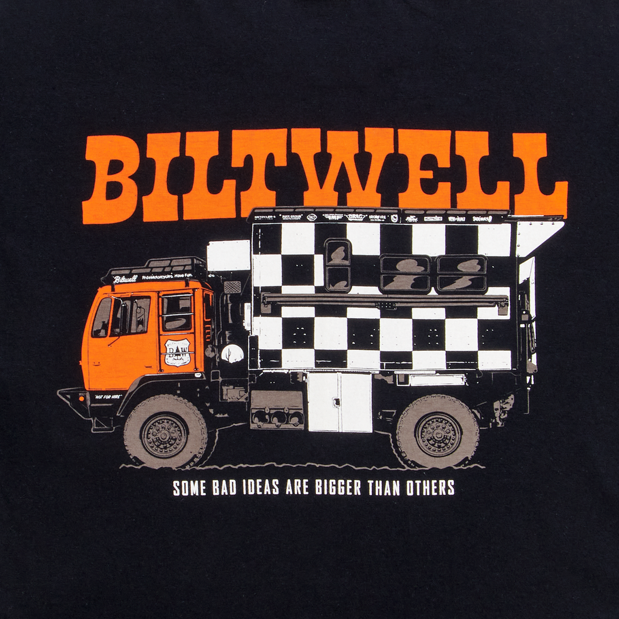 Camiseta de bolsillo BILTWELL LMTV - Negra - Mediana 8102-076-003