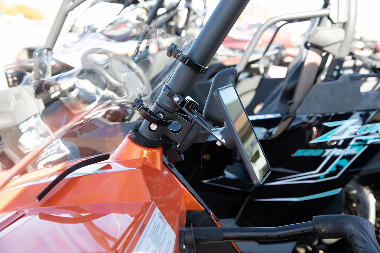 Soporte KLOCK WERKS para teléfono, jaula antivuelco, desplazamiento de 1-5/8" KWD-05-0530