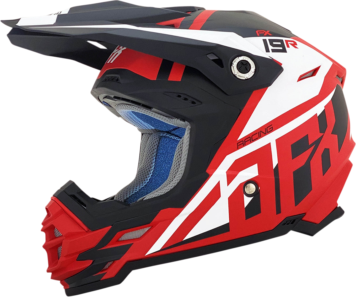 Casco de moto AFX FX-19R - Racing - Rojo mate - XL 0110-7066