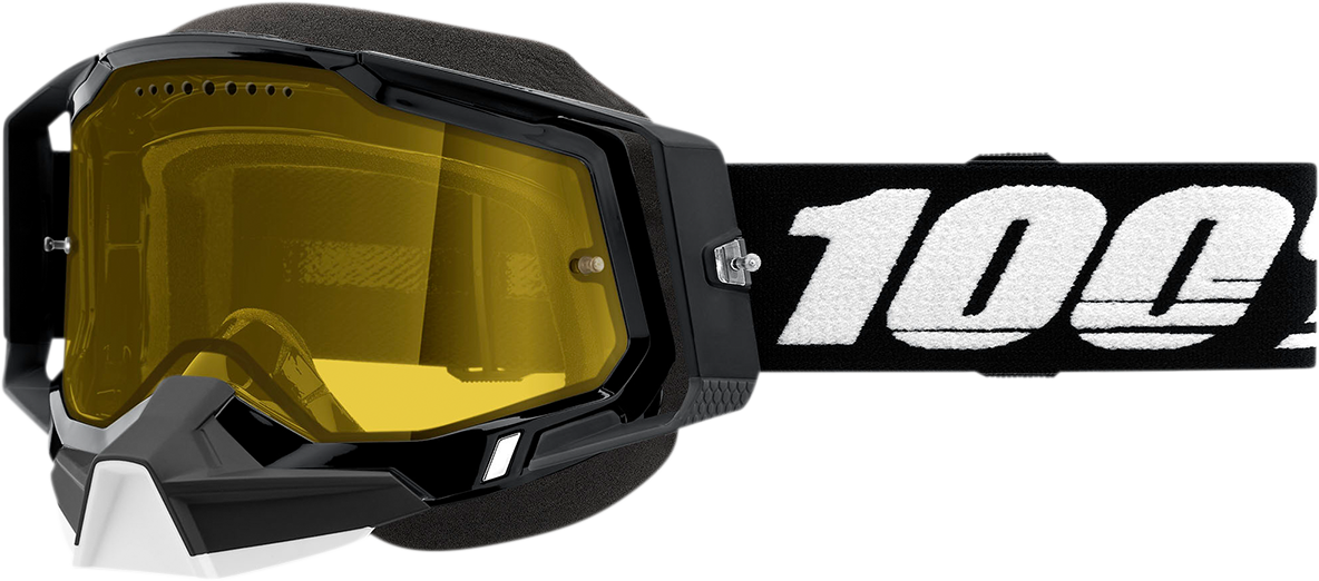 Gafas de nieve 100% Racecraft 2 - Negro - Amarillo 50011-00001