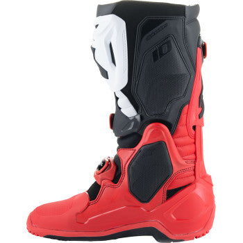 ALPINESTARS Tech 10 Enduro Boots - Bright Red/Black/White - US 11 2010025-3016-11